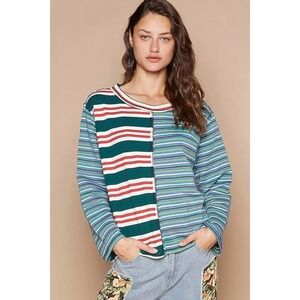POL Multicolor Striped Top